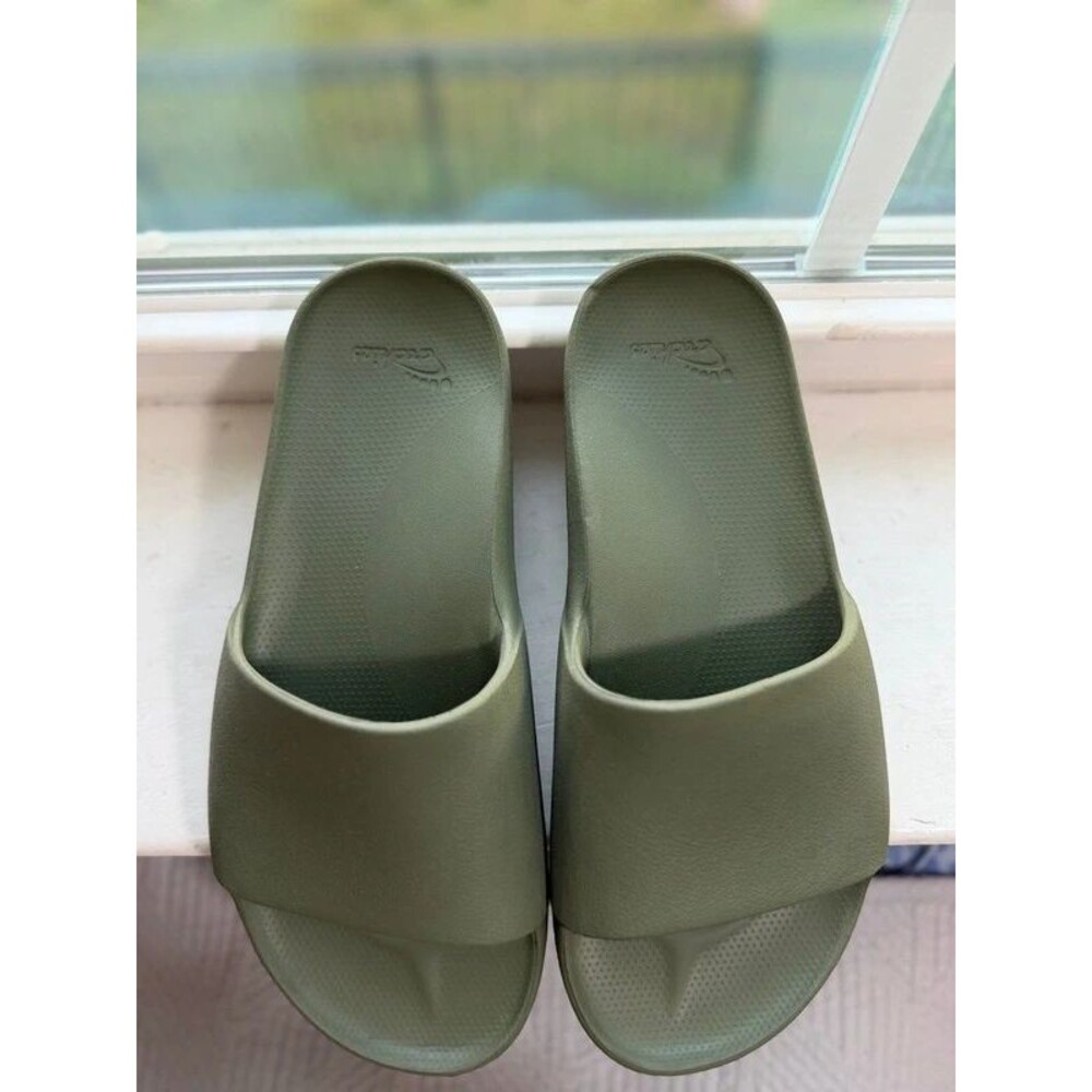 Archie’s Arch Support Slide Sandals in Olive Green Men’s 8 | Women’s 9 - Picture 5 of 12